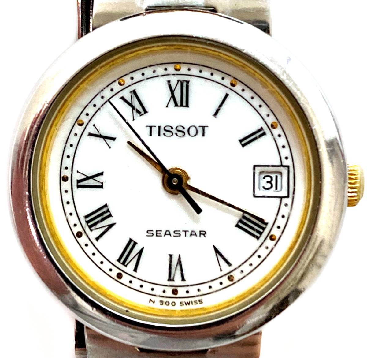 TISSOT ティソ SEASTAR シースター デイト N500 クォーツ レディース-