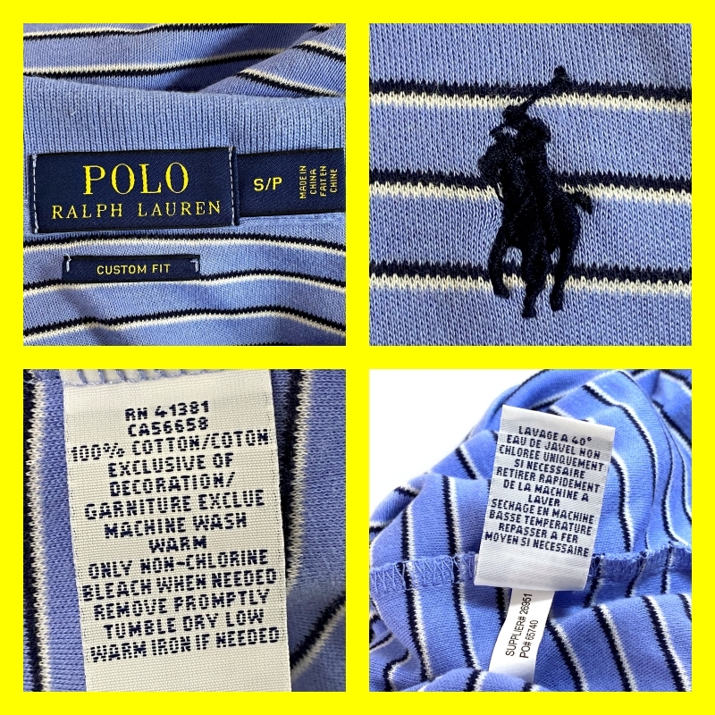 【即決/2枚セット】★半袖 ポロシャツ Christian Dior SPORTS クリスチャンディオール スポーツ POLO RALPH LAUREN ポロ ラルフローレン の画像10