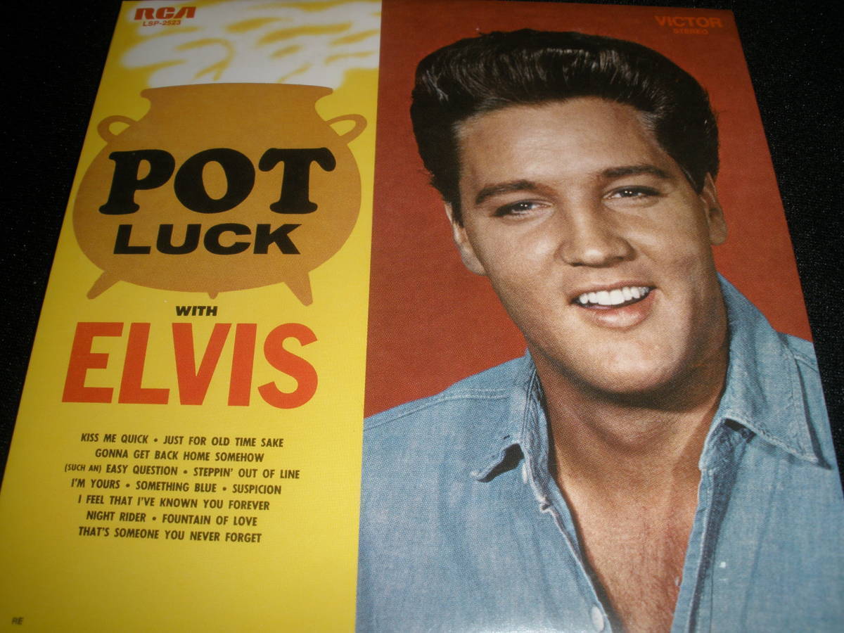 エルヴィス・プレスリー ポット・ラック +4 最後のキス ブルー・ハワイ ボーナス リマスター オリジナル 紙ジャケ Elvis Presley POT LUCK_エルヴィス・プレスリー ポット・ラック +4