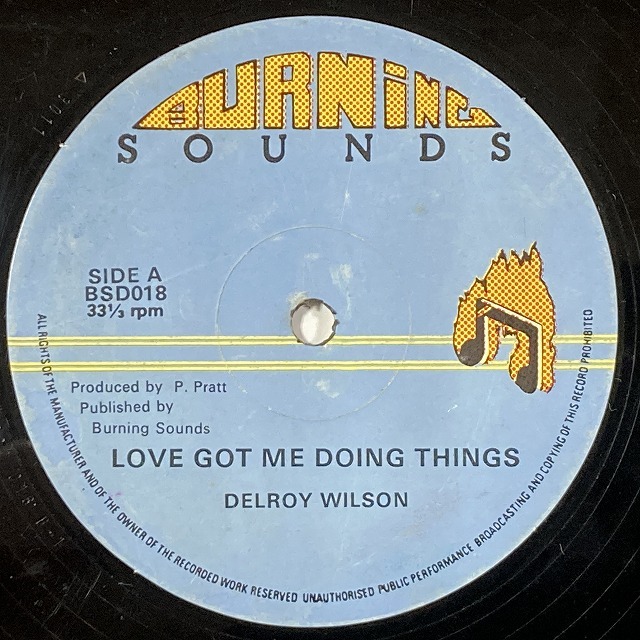 DELROY WILSON / LOVE GOT ME DOING TH (12インチシングル)_画像1