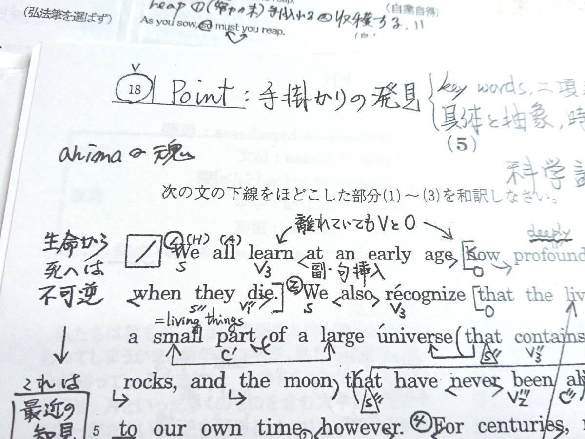 駿台 久山道彦先生 17年夏期 京大英語Ⅰ(英文解釈) 板書ノート 駿台 久山道彦先生 17年夏期 京大英語Ⅰ(英文解釈) 板書ノート