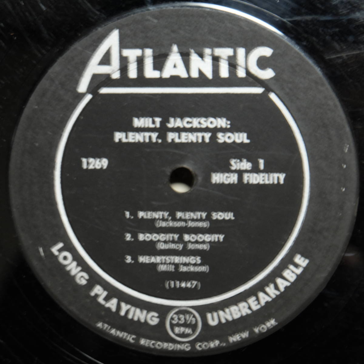 Atlantic【 1269 : Plenty, Plenty Soul 】DG / Milt Jackson_画像3