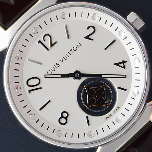  Louis Vuitton часы женский язык b-ru moon Star PM 28mm серебряный циферблат тип аккумулятора нержавеющая сталь Louis Vuitton SS Q8J10Z б/у 