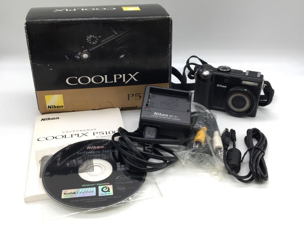 0802-005S⑤21492 コンパクトデジタルカメラ NIKON ニコン P5100