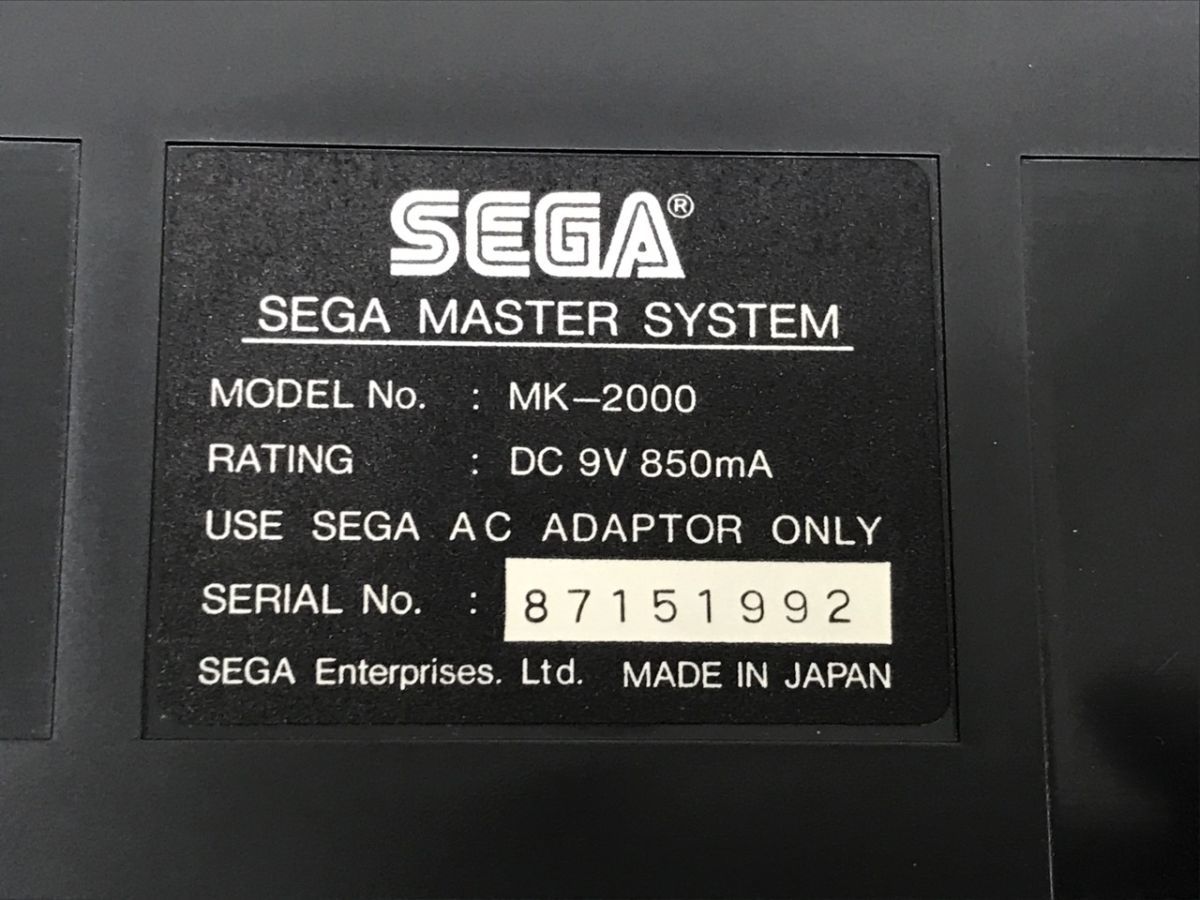 T③ ゲーム機 セット SEGA セガ MK マスター