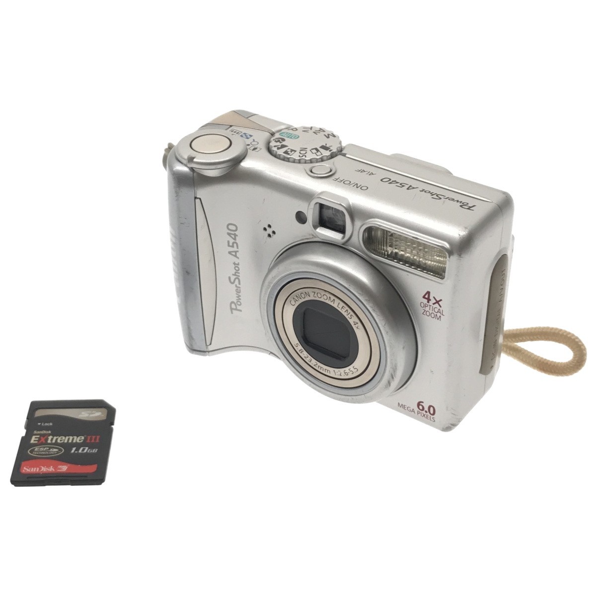 新規購入 PowerShot 【動作品】Canon A540 C3667 SDカード1GB付