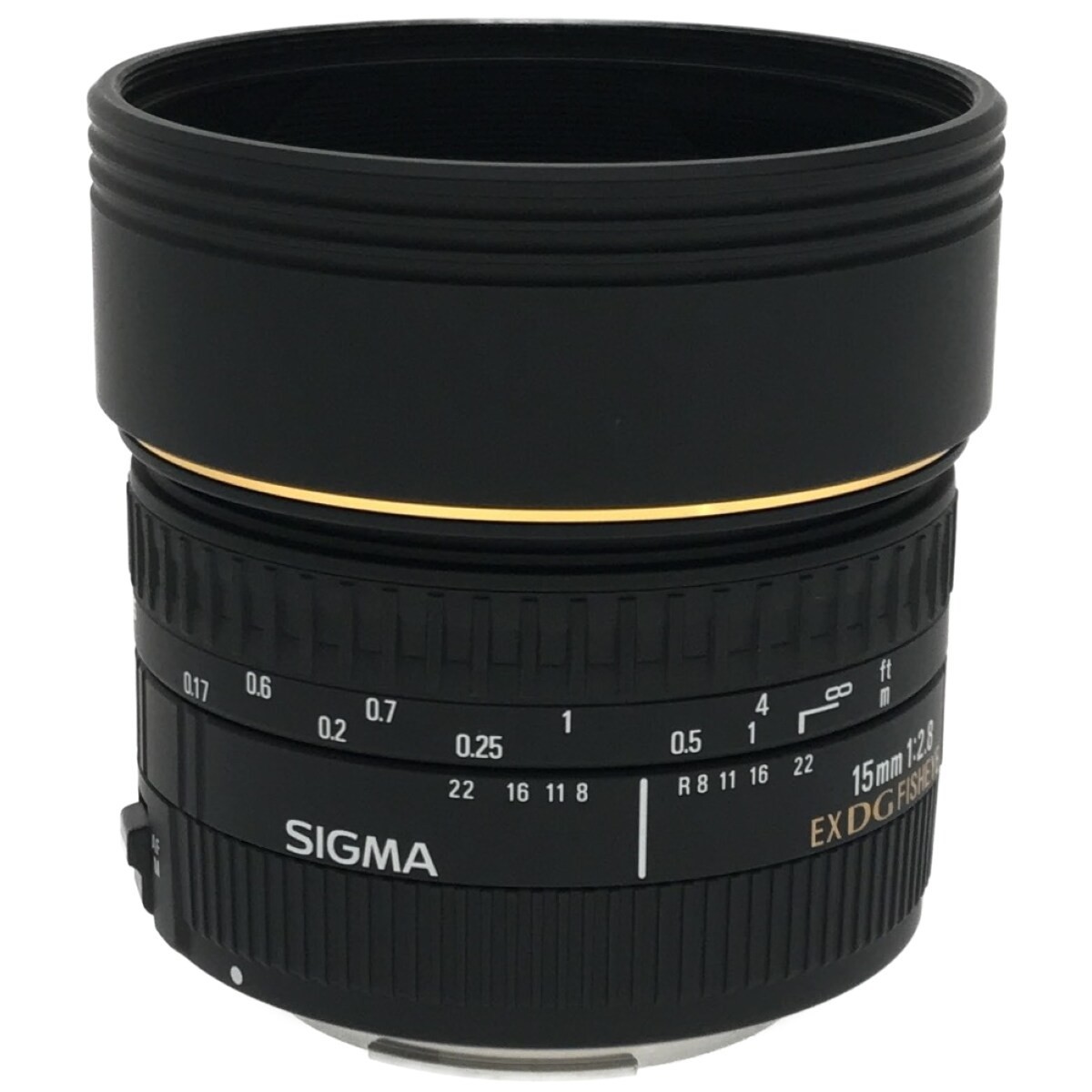 【完動美品】SIGMA for Canon 15mm F2.8 EX DG DIAGONAL FISHEYE シグマ キャノン用 EFマウント 魚眼 大口径 超広角単焦点 AFレンズ C3679_画像7