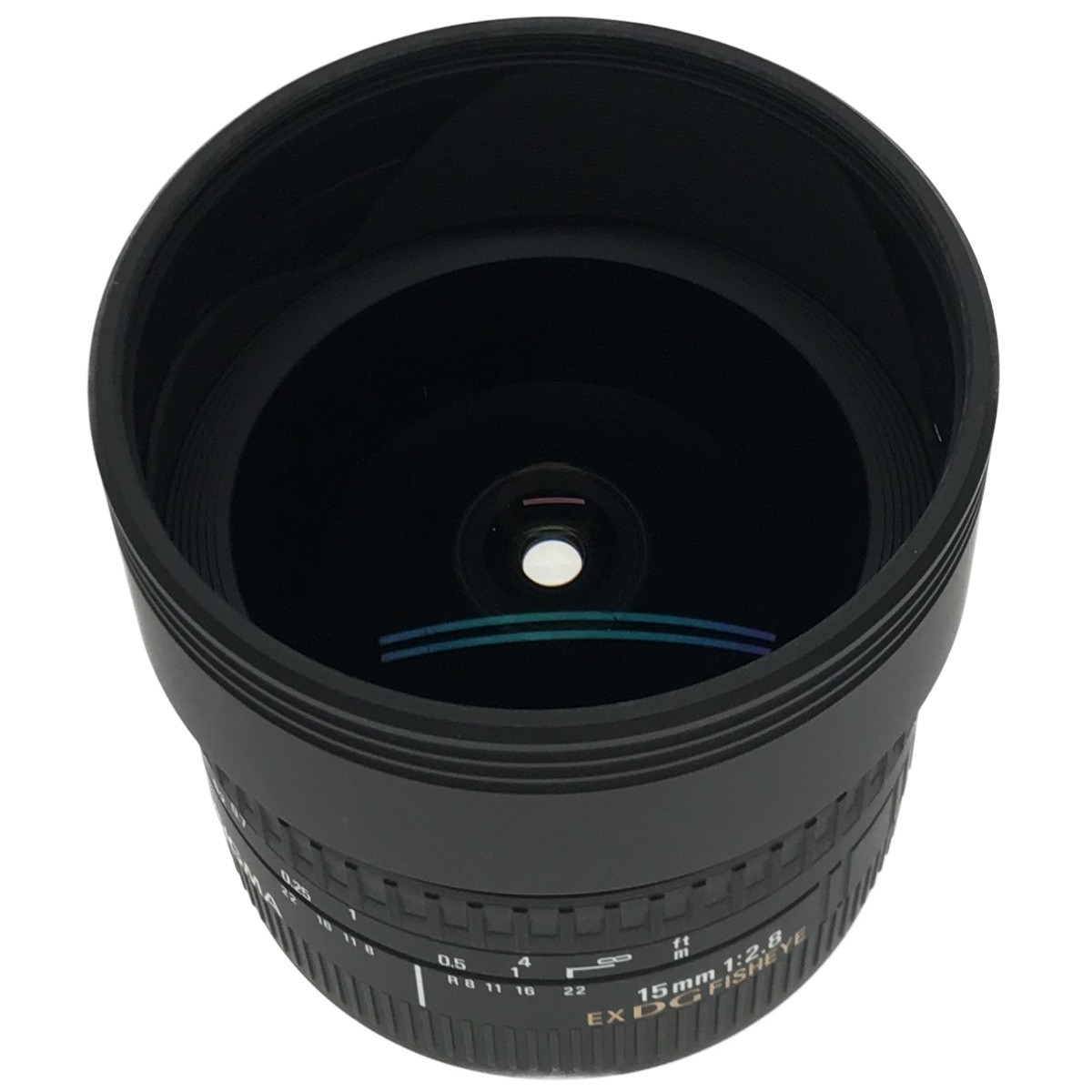 【完動美品】SIGMA for Canon 15mm F2.8 EX DG DIAGONAL FISHEYE シグマ キャノン用 EFマウント 魚眼 大口径 超広角単焦点 AFレンズ C3679_画像6