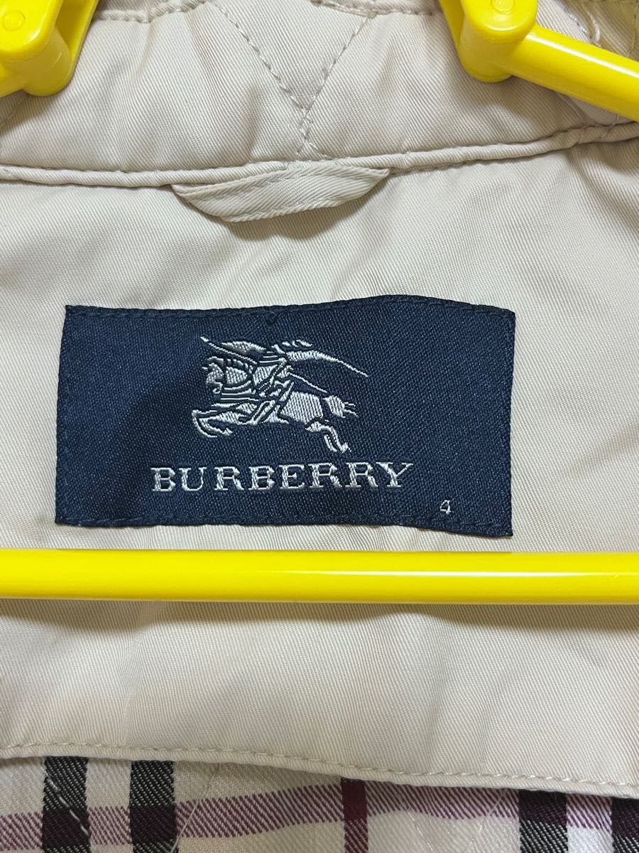 BURBERRY バーバリー キルティング ジャケット ライトベージュサイズ4 キルティングコート