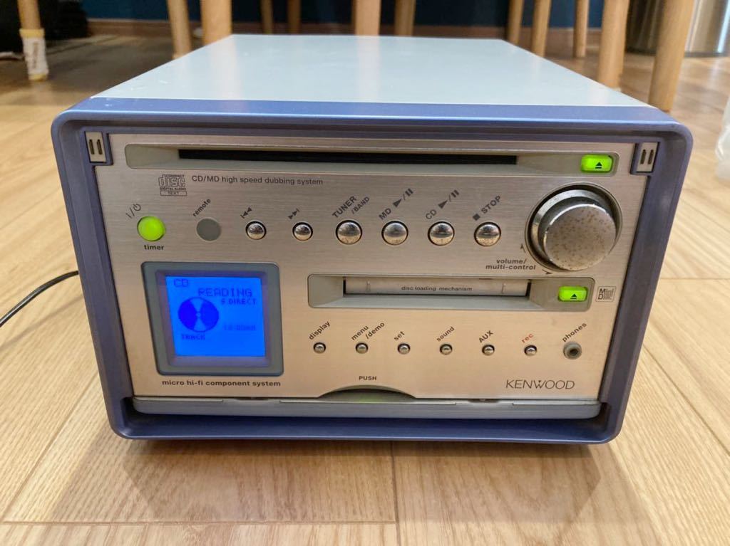 W) KENWOOD ケンウッド RD-VH5MD CD MD ミニコンポ 本体のみ CD W) KENWOOD ケンウッド RD-VH5MD CD MD ミニコンポ 本体のみ CD