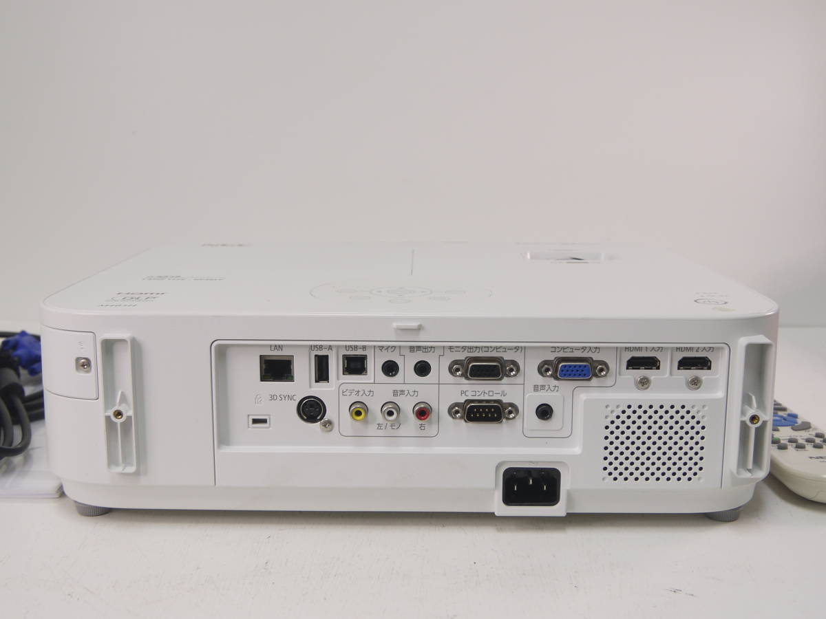 633 NEC NP-M403H DLPプロジェクター LAMPTYPE NP30LP リモコン 633 NEC NP-M403H DLPプロジェクター LAMPTYPE NP30LP リモコン