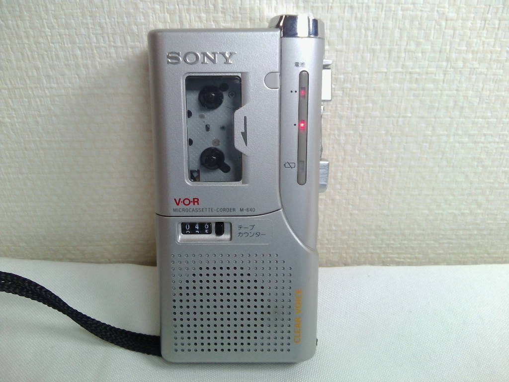 Yahoo!オークション - SONY ソニー マイクロカセットテープレコーダー