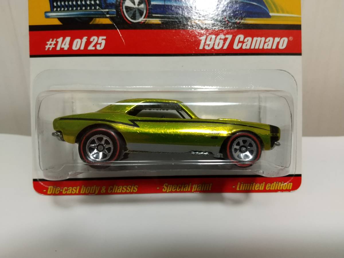 HotWheels Classics★1967 Camaro カマロ★メタリックイエロー ホットウィールクラシック ミニカー_画像2