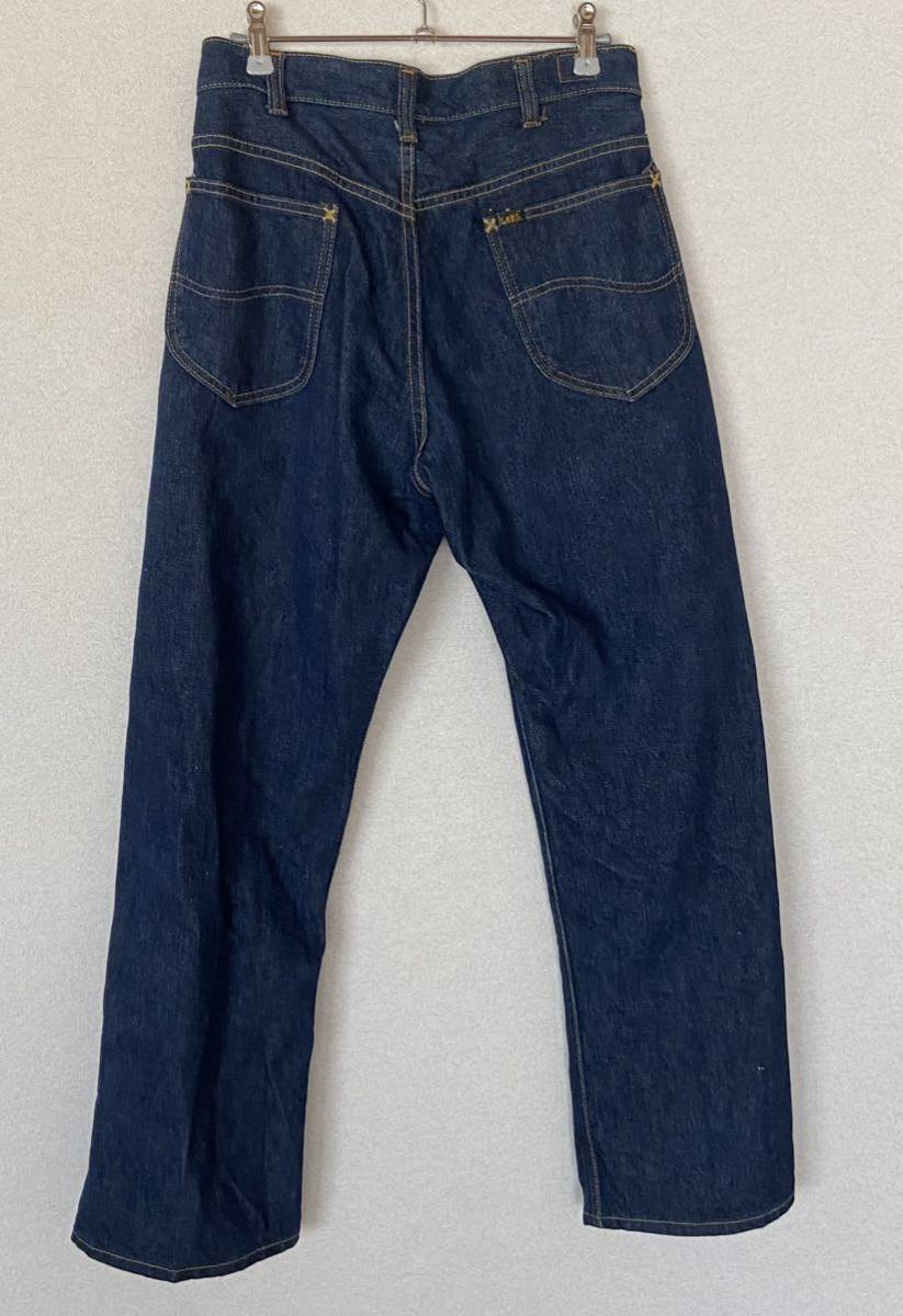 レア 濃紺 青片耳 1970s Lee 200サイド黒 30 アメリカ製 耳付き レア 濃紺 青片耳 1970s Lee 200サイド黒 30 アメリカ製 耳付き