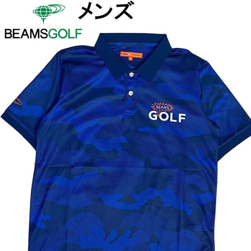 保証 BEAMS GOLF ビームスゴルフ 半袖ポロシャツ M ブルー その他