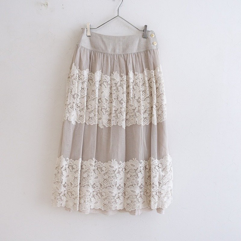 定価9.3万】ミナペルホネンmina perhonen*smile flowerコットン刺繍