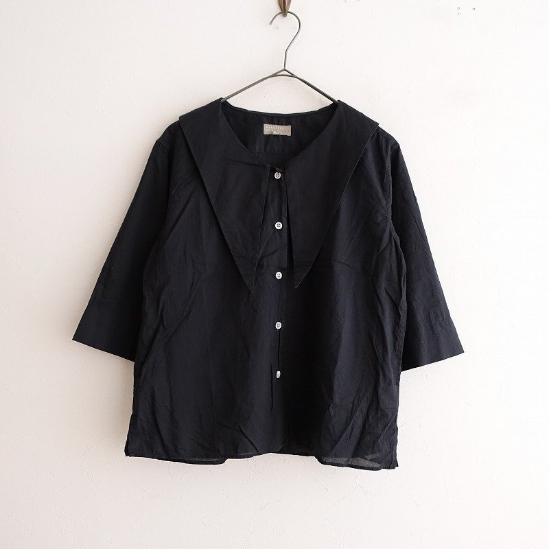 黒染】マーガレットハウエルMARGARET HOWELL *ネッカチーフブラウス*1