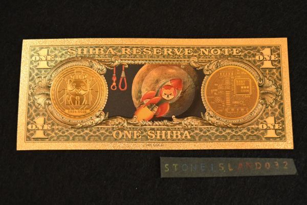 柴犬コイン 仮想通貨 SHIB SHIBA INU 記念コイン メッキ紙幣 コレクション 金融 コイン レプリカシリーズ 記念 ギフト 金 A048_画像2