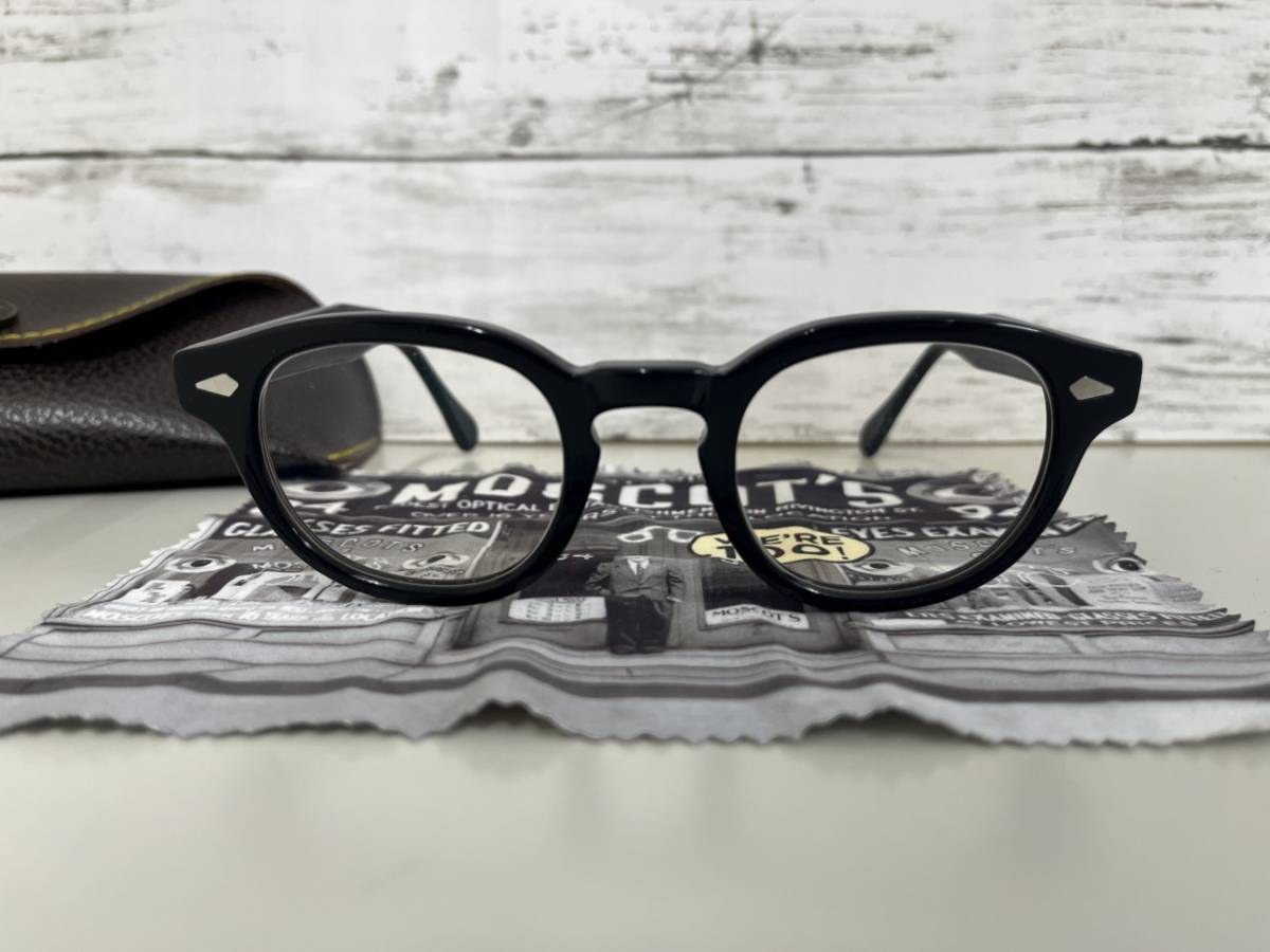 100%正規品 MOSCOT LEMTOSH 46 ブラック ブラウンレンズ 15