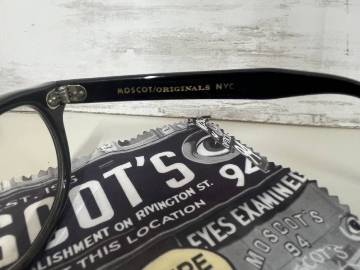 100%正規品 MOSCOT LEMTOSH 46 ブラック ブラウンレンズ 15