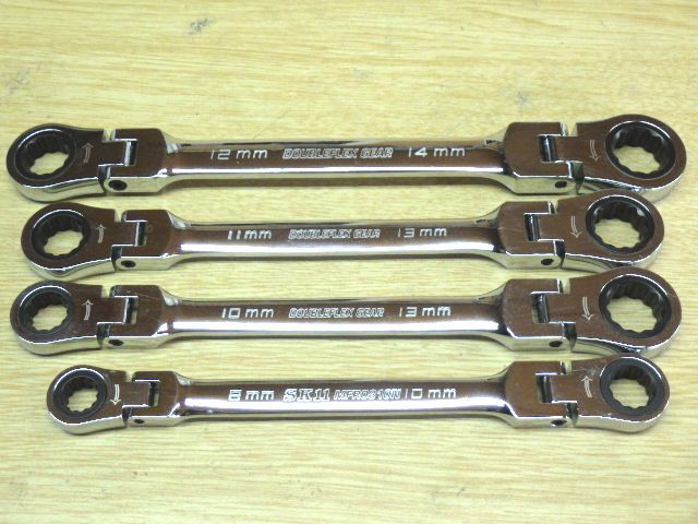 【18%OFF】 1113 1013 MFR0810N ダブルフレックスラチェットレンチ SK11 未使用 1214 新でん 送料無料 4本セット めがねレンチ 【18%OFF】 1113 1013 MFR0810N ダブルフレックスラチェットレンチ SK11 未使用 1214 新でん 送料無料 4本セット めがねレンチ