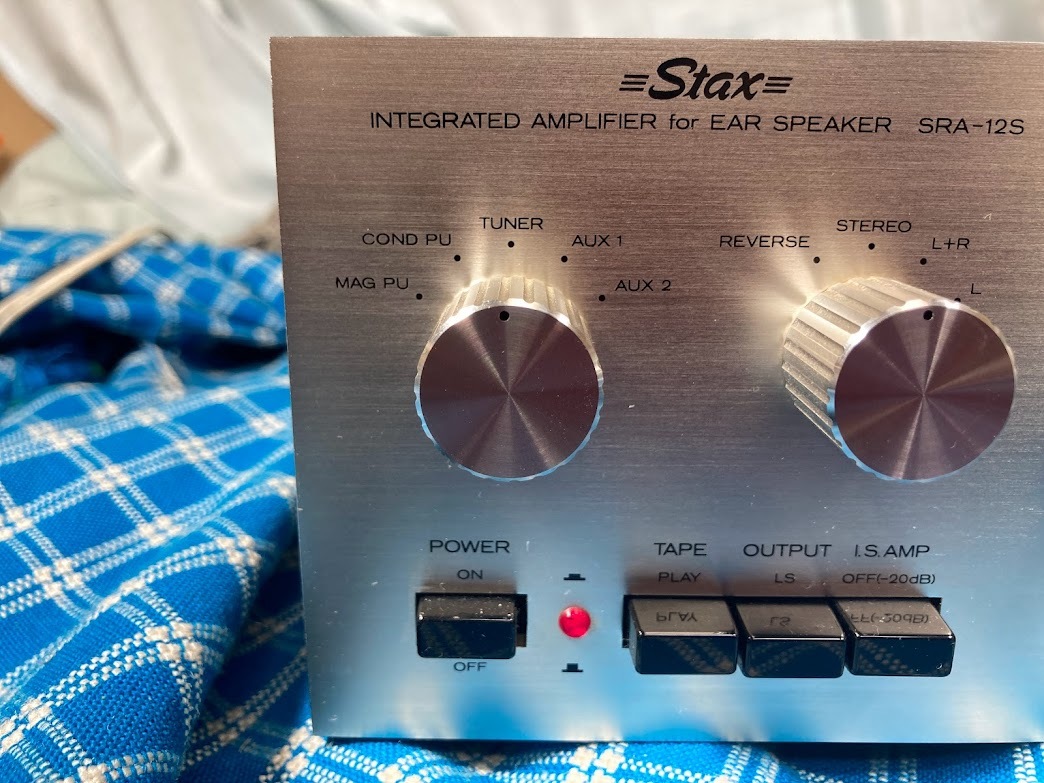 STAX プリアンプ／イヤースピーカーアンプ SRA-12S 完動品【3ヶ月保証 】_画像2