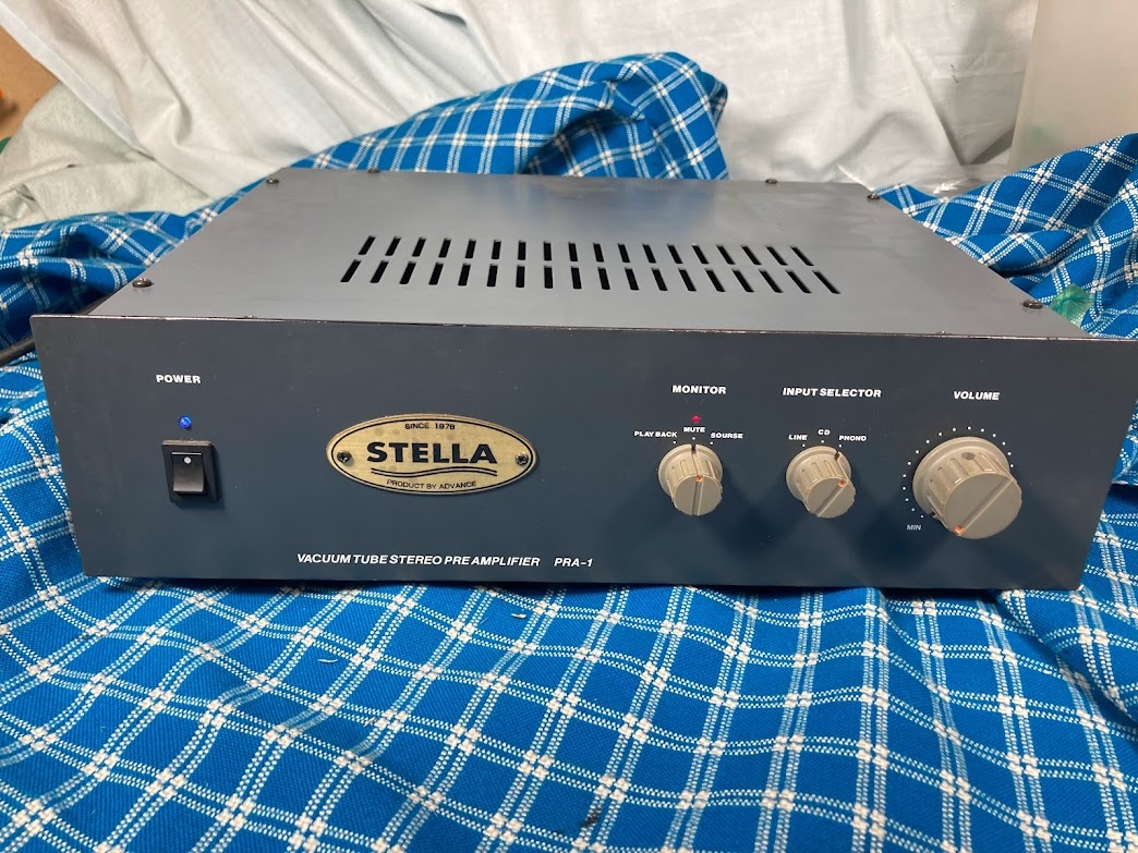 【5%OFF】 ADVANCE アドバンス フォノEQ無しライン専用管球式プリアンプ STELLA PRA-1 完動品【3ヶ月保証】 本体 【5%OFF】 ADVANCE アドバンス フォノEQ無しライン専用管球式プリアンプ STELLA PRA-1 完動品【3ヶ月保証】 本体