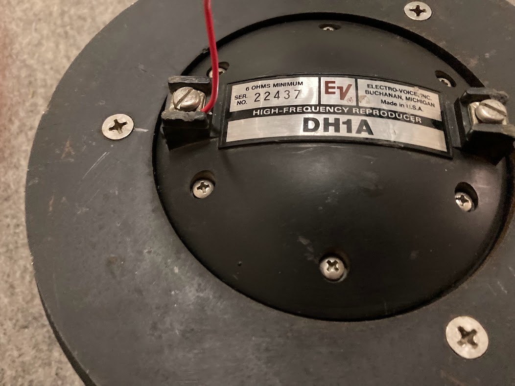 Electro-Voice DH1A エレクトロボイス EV ドライバー 8Ω 特殊稟議金具