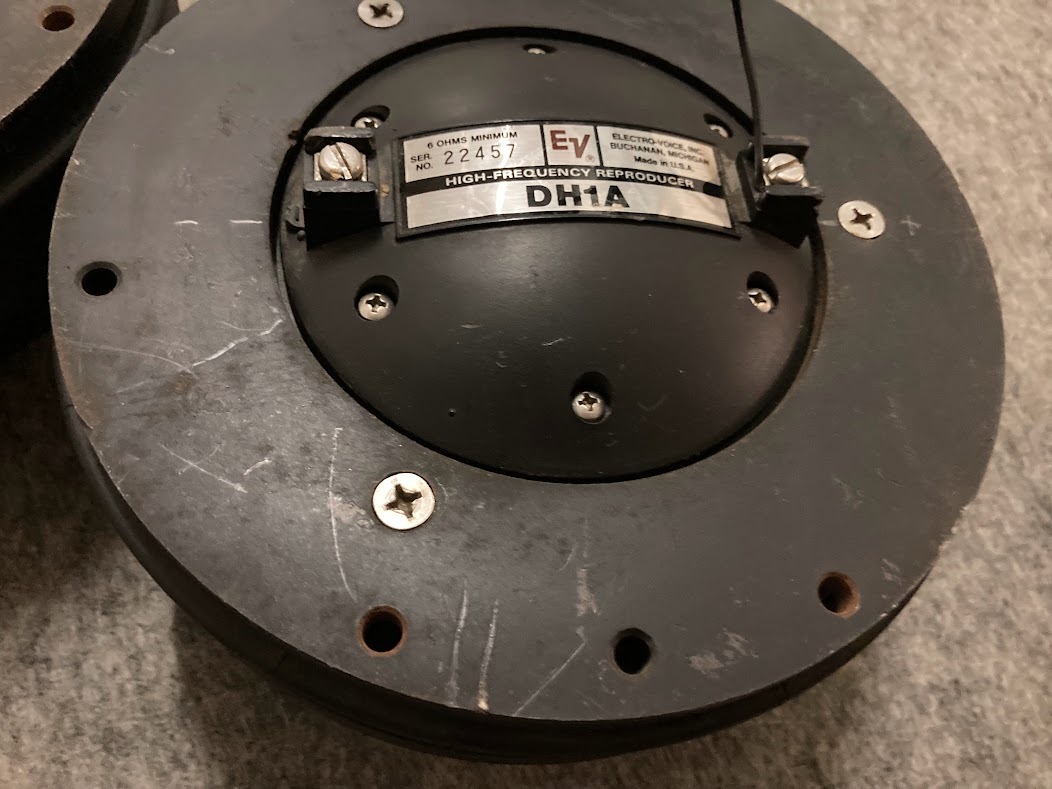 Electro-Voice DH1A エレクトロボイス EV ドライバー 8Ω 特殊稟議金具