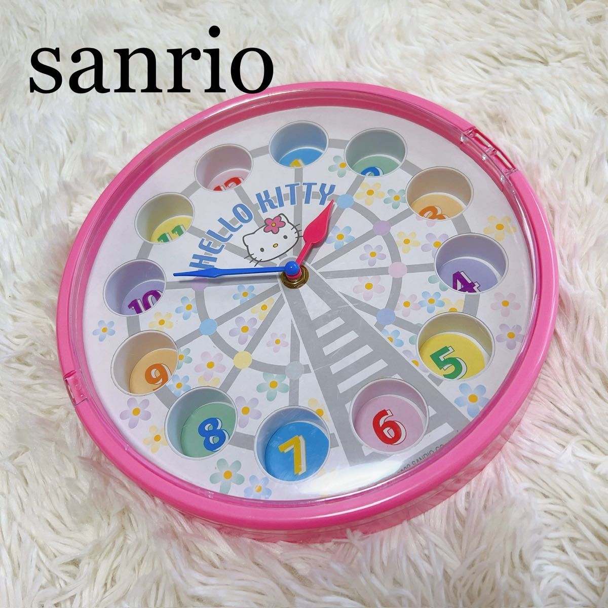 sanrio サンリオ ハローのキティ 壁掛け時計 レトロ キティ sanrio サンリオ ハローのキティ 壁掛け時計 レトロ キティ