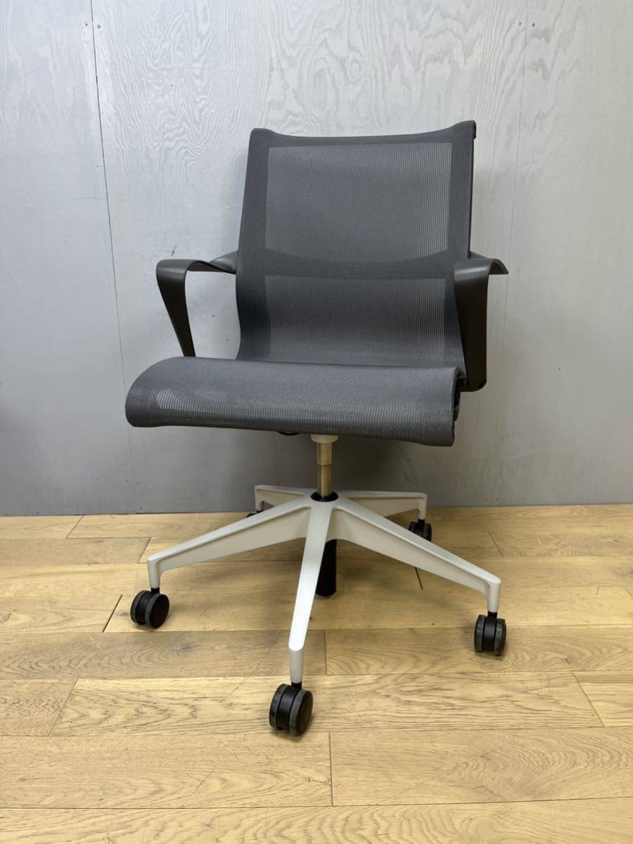 最高の Herman Chair セトゥーチェア アルパイン&グラファイト リボン