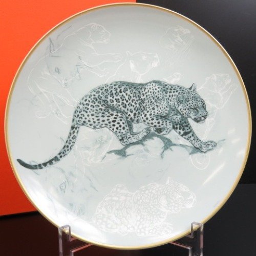 【お気に入り】 未使用品 エルメス 77029HERMES 21.5cm 皿 陶器 食器 赤道直下のスケッチ パンサー プレート インテリア エルメス 【お気に入り】 未使用品 エルメス 77029HERMES 21.5cm 皿 陶器 食器 赤道直下のスケッチ パンサー プレート インテリア エルメス