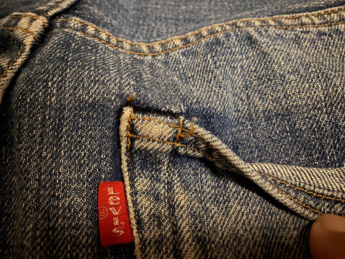 極上 濃紺 Levi's 501 66前期 W35L31 リーバイス 70s ビンテージ