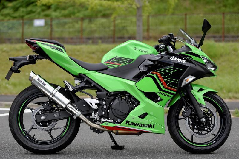 新品 ビームス Ninja250/Z250 2018～ (2BK-EX250P/8BK-EX250Y) R-EVO2 スリップオン ステンレスサイレンサー 政府認証 G430-54-P3J BEAMS