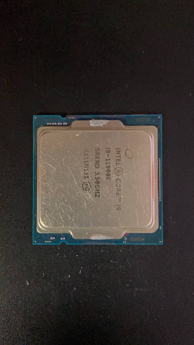 Intel I9-11900K LGA 1200 分解品 BIOS起動確認 社内管理番号G2