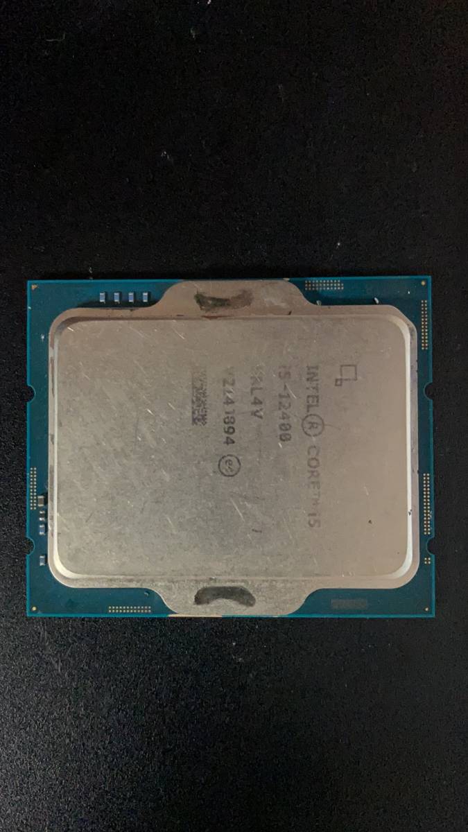 Intel I5 12400 LGA 1700 中古分解品 BIOS起動確認 社内管理番号A16
