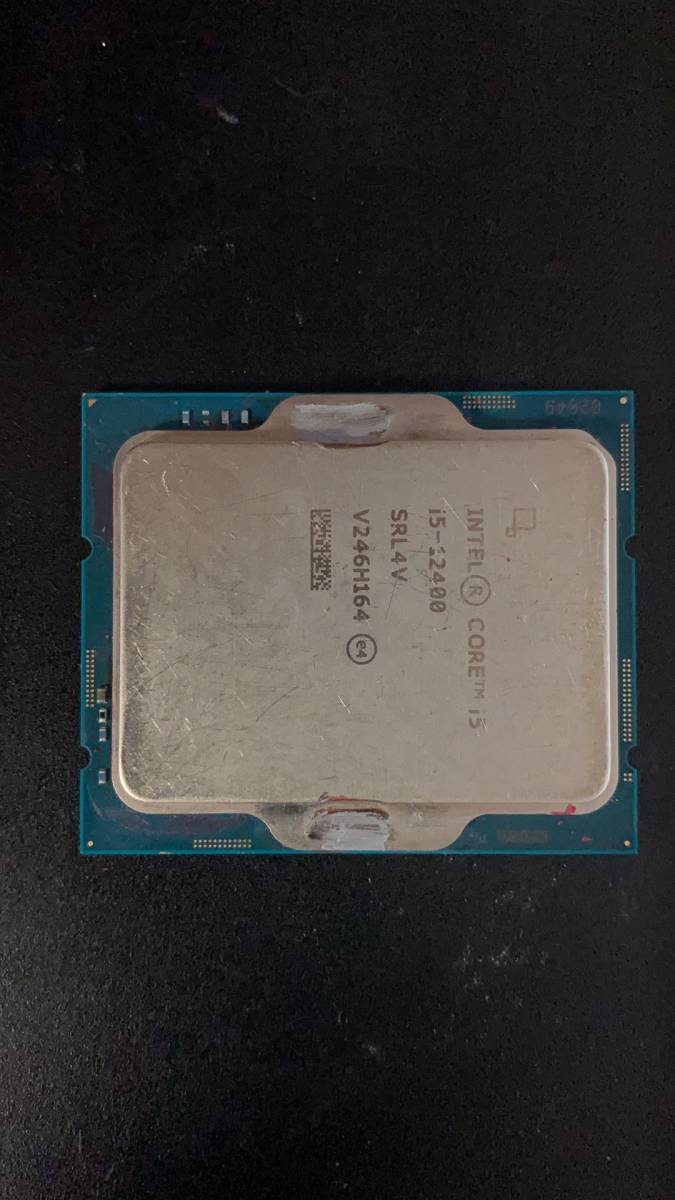 Intel I5 12400 LGA 1700 中古分解品 BIOS起動確認 社内管理番号A30