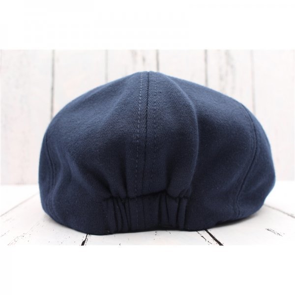 キャスケット帽子 シンプル カジュアル 平織 ニット キャップ ハンチング帽子 56cm~58cm メンズ レディース NV KC5-2_画像3