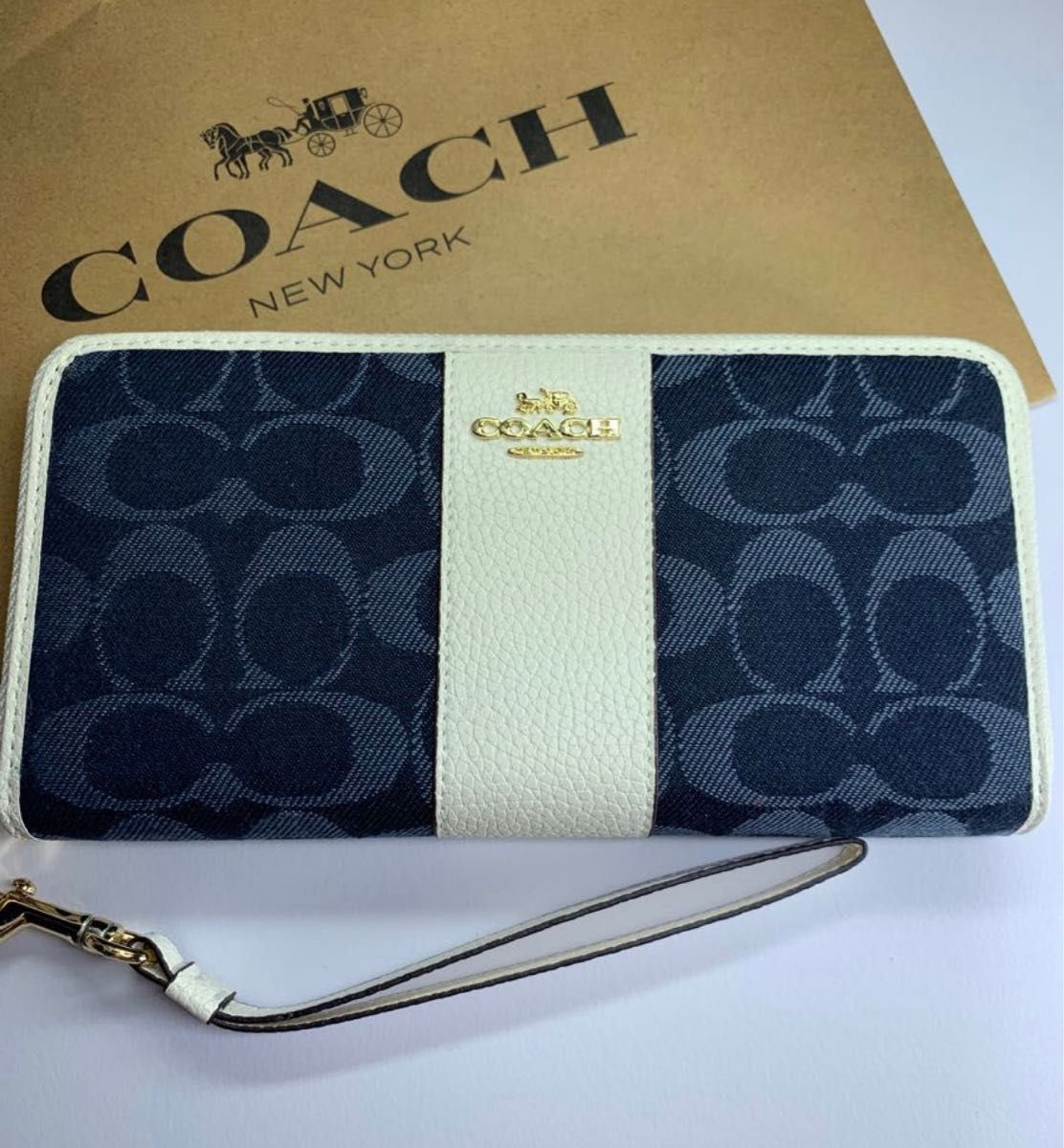 COACH 財布 デニム 新品未使用-