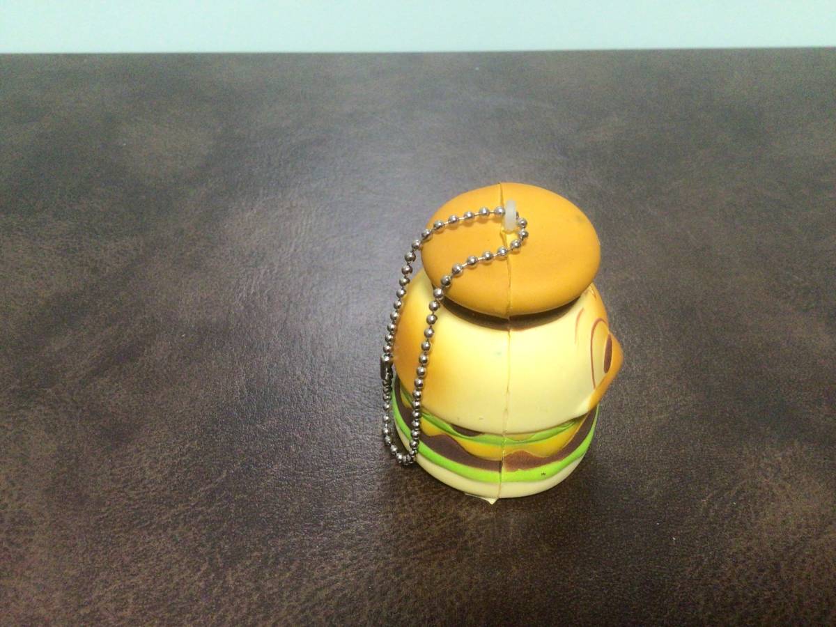 ⑥① new goods * Disney Donald Duck handle burger type squishy not for sale 