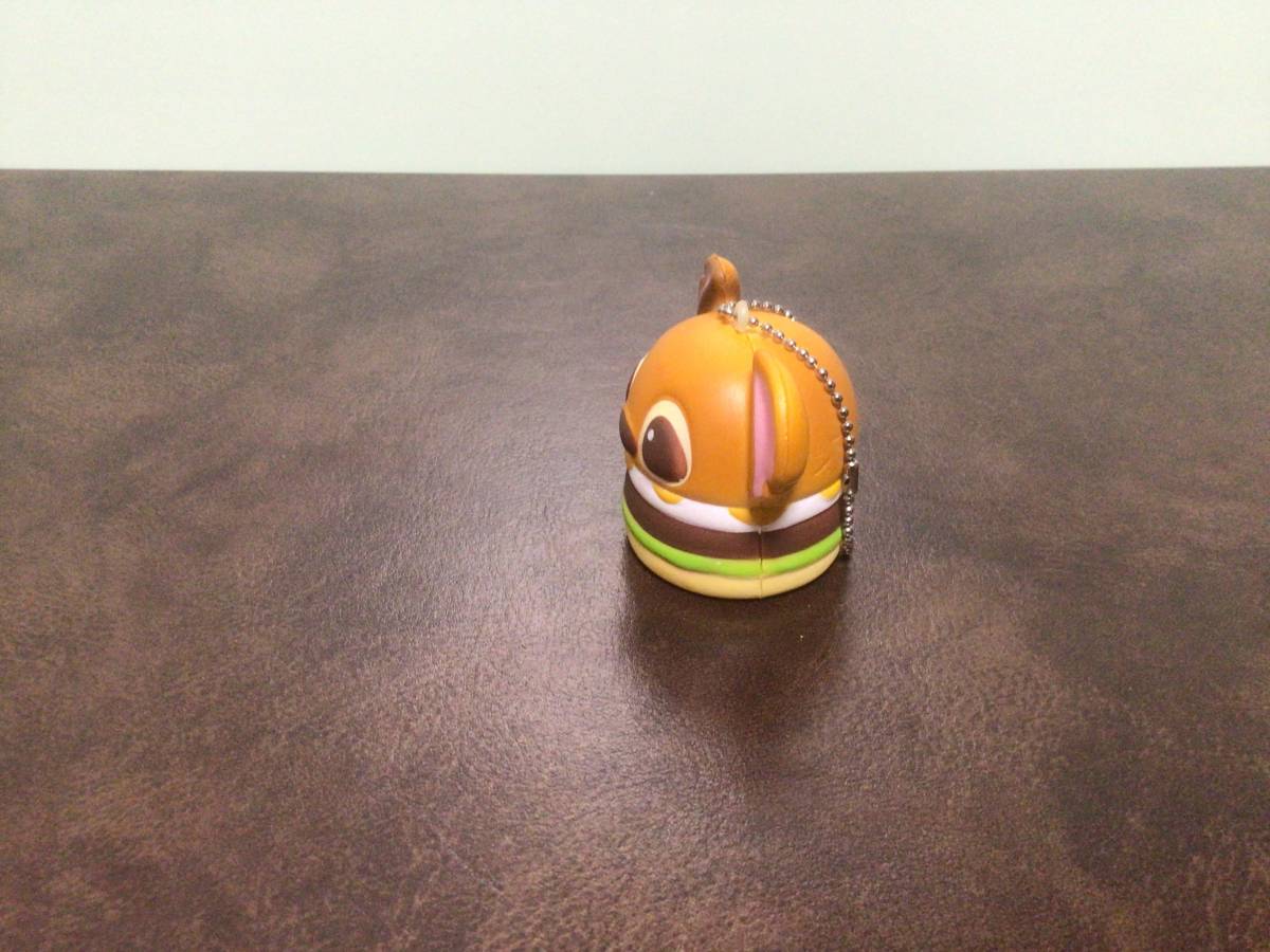 ⑥① new goods * Disney Stitch handle burger type squishy not for sale 