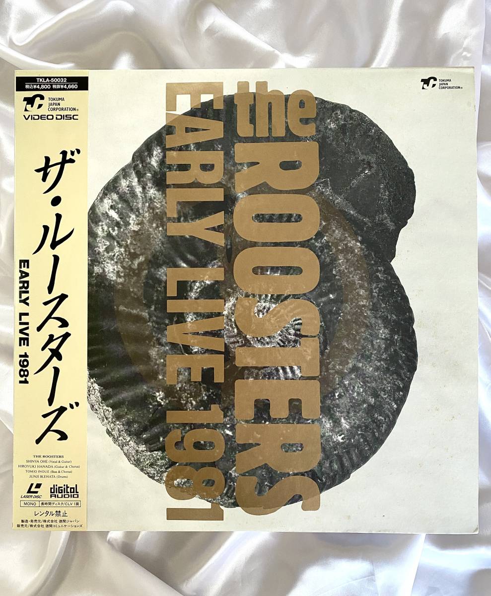 ★THE ROOSTERS ザルースターズ / EARLY LIVE 1981 ●1990年発売　日本盤　レーザーディスク_画像1