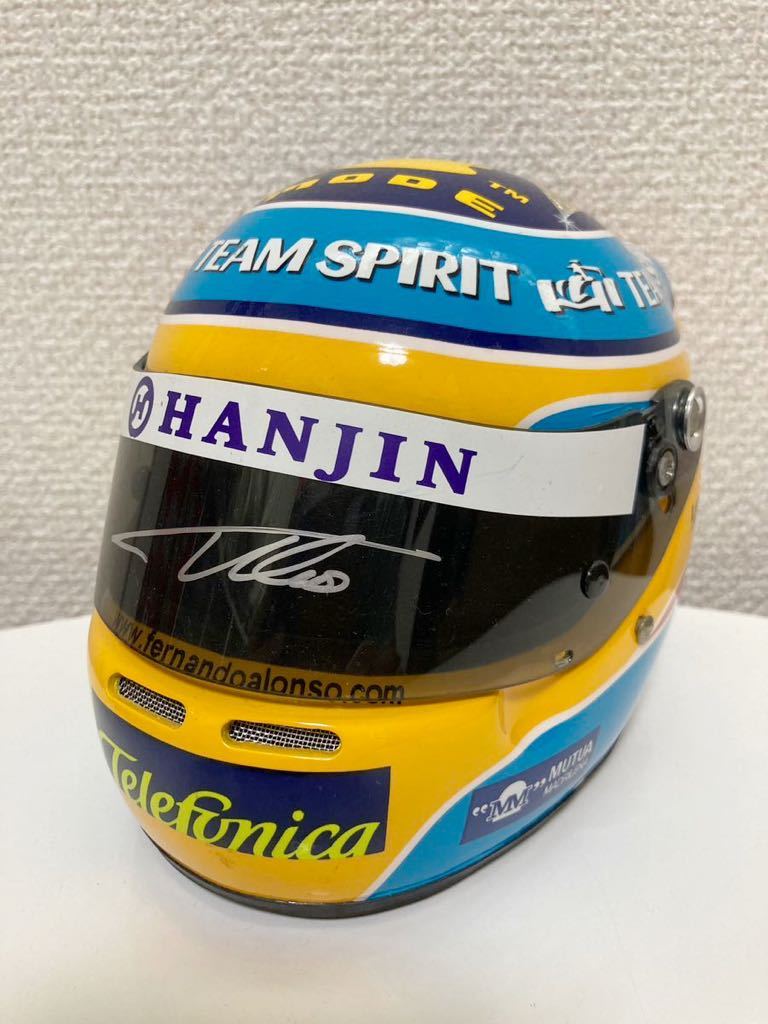 直筆サイン フェルナンド・アロンソ 1/2 レプリカヘルメット 直筆サイン フェルナンド・アロンソ 1/2 レプリカヘルメット