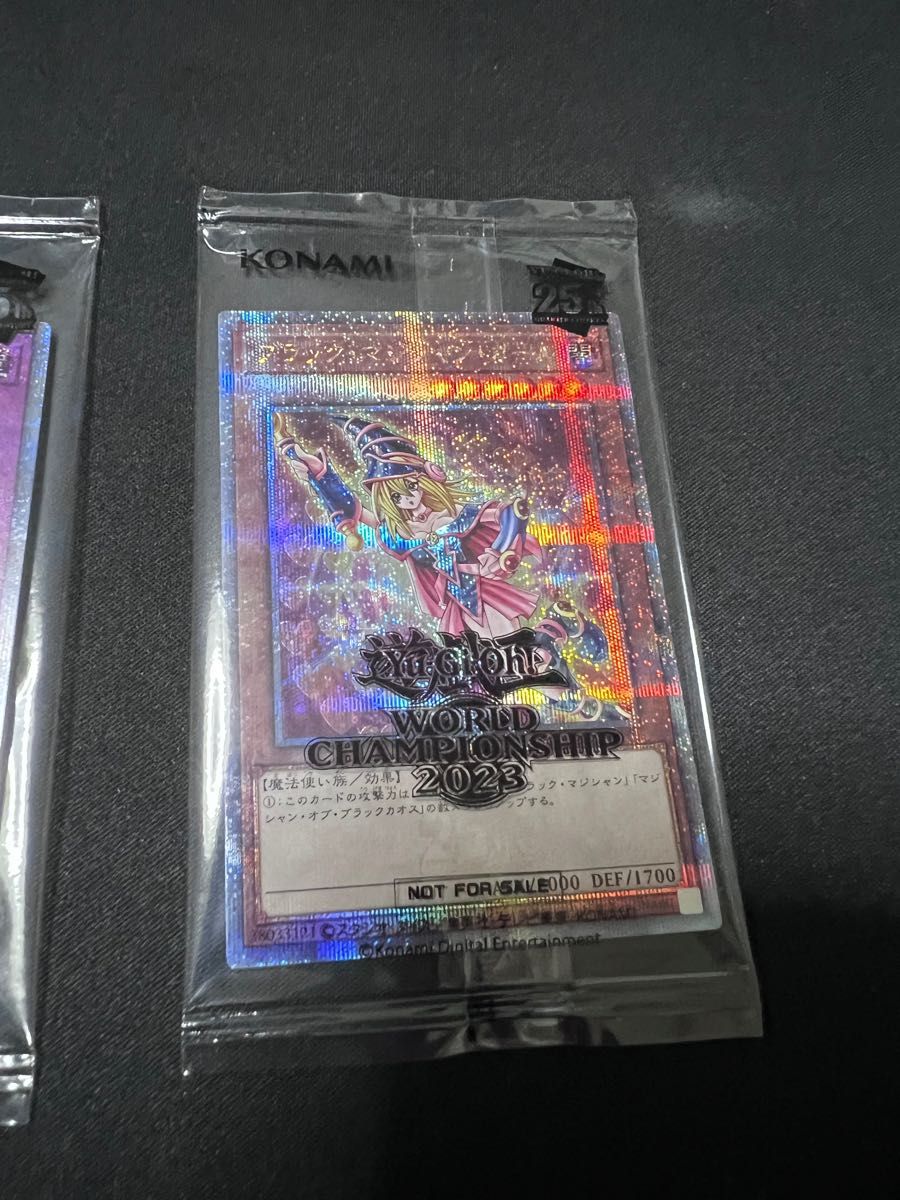 遊戯王 wcs2023 ブラックマジシャンガール　25th 来場者特典　完美品