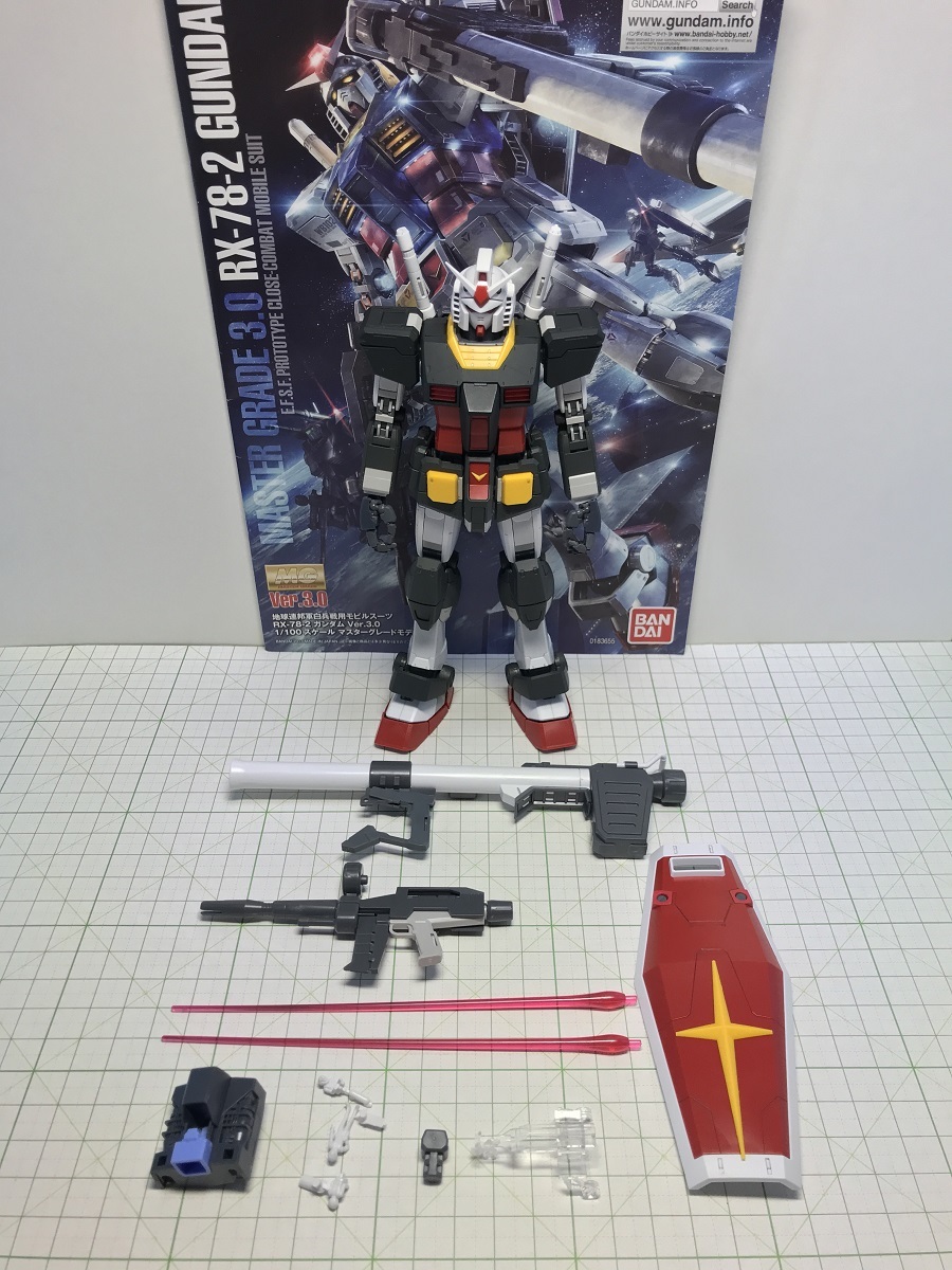 MG RX-78-2 ガンダム Ver.3.0　完成品　リアルタイプカラー