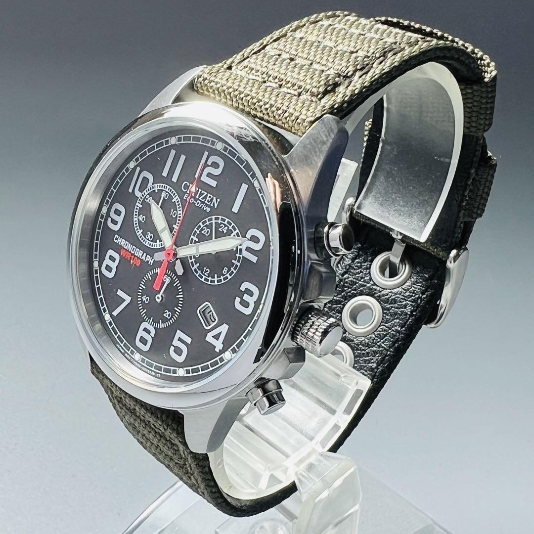 お手頃価格 シチズン CITIZEN エコドライブ おしゃれ 39mm 緑 黒