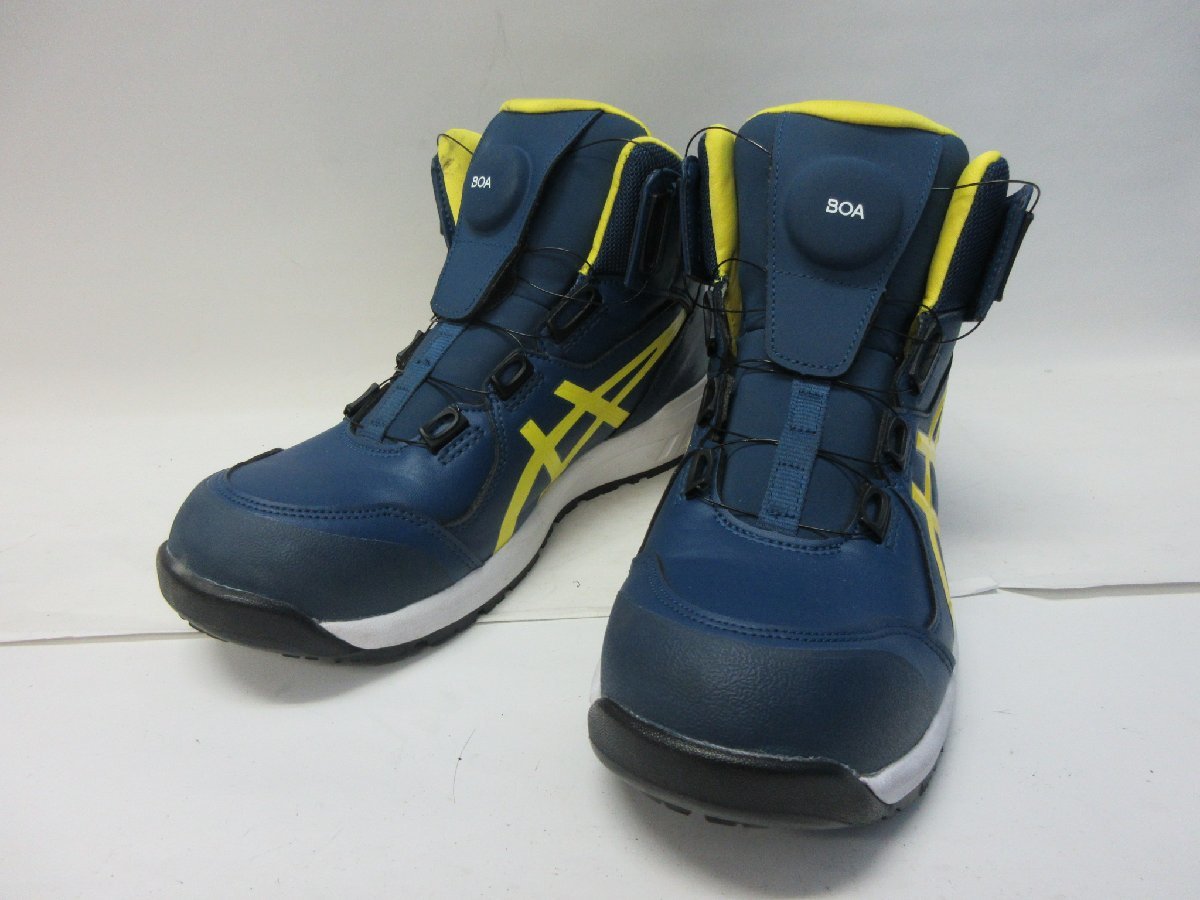 1000円~美品 アシックス ASICS 1271A030 安全靴 ウィンジョフ BOA