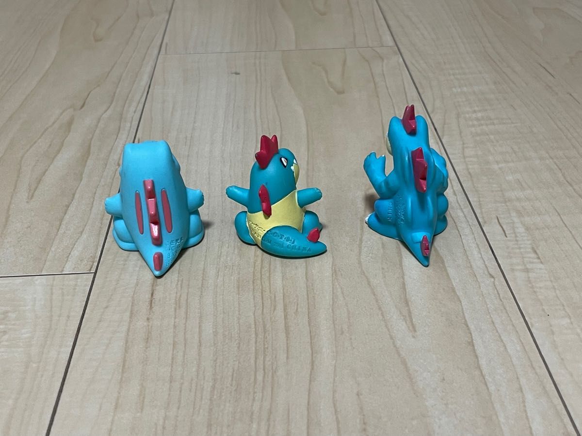 ポケモン指人形 第ニ世代の御三家 3段階進化のセット ワニノコ ポケモン指人形 第ニ世代の御三家 3段階進化のセット ワニノコ