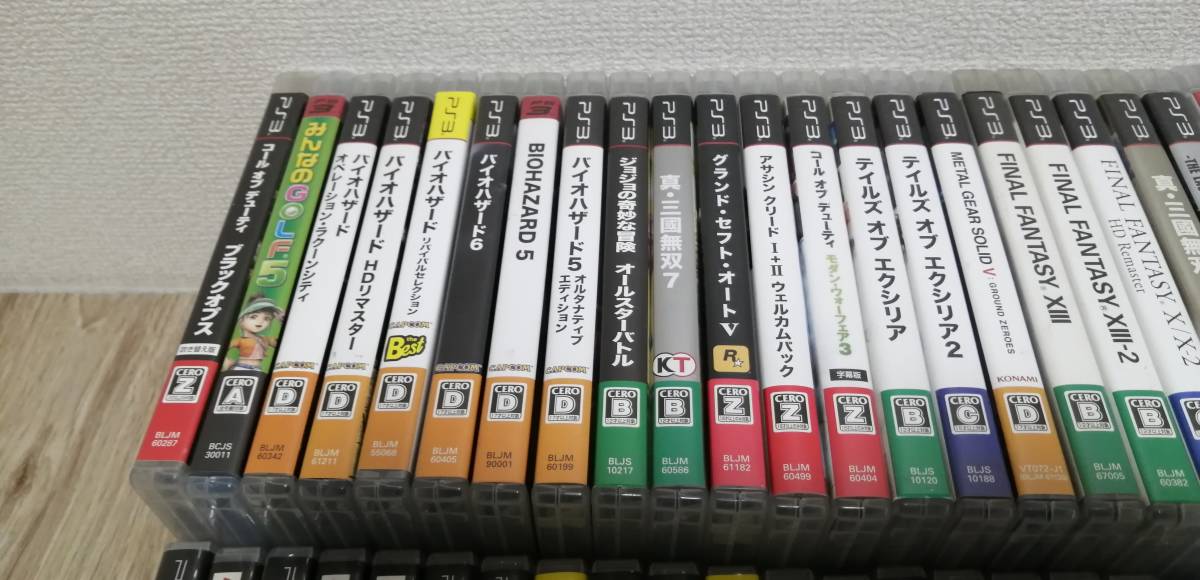 ☆まとめ売り☆箱・説明書付きPS3、PS2、PSPソフト大量60本以上セット