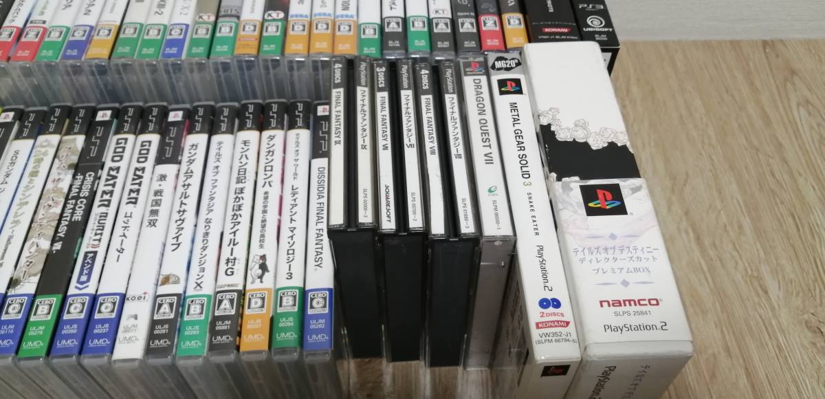 ☆まとめ売り☆箱・説明書付きPS3、PS2、PSPソフト大量60本以上セット